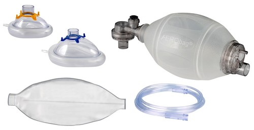 Set pvc beatmungsbeutel - set, pvc-beatmungsbeutel